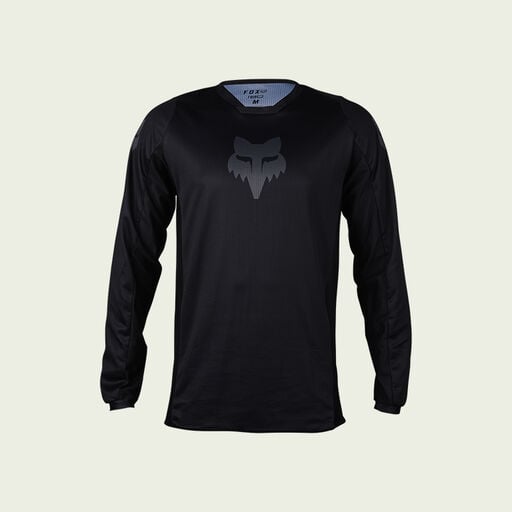 black jersey on green background