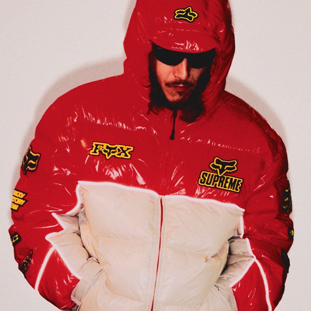 Supreme x Fox puffer jacket