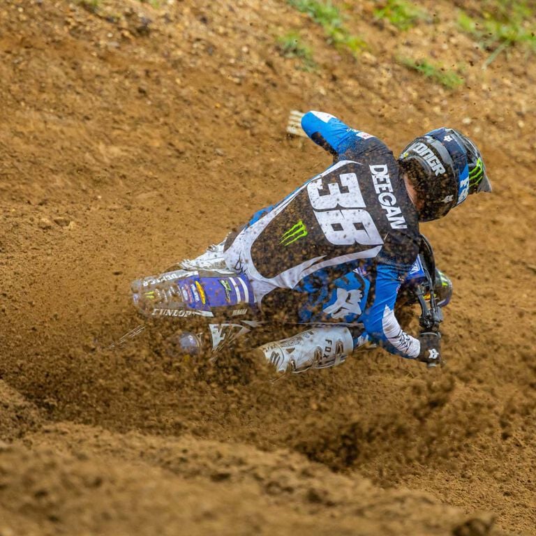 Dirt bike rider on Moto Bike