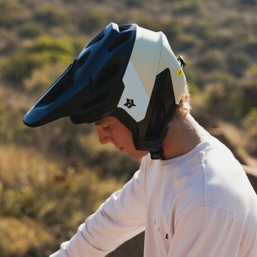 Man in a Dropframe Pro Helmet