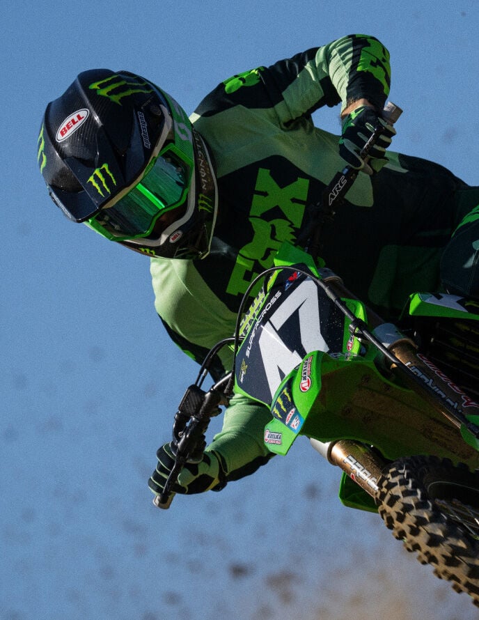 Person riding MX Bike