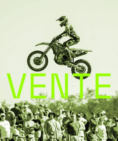 MX Rider with text that reads "VENTE"