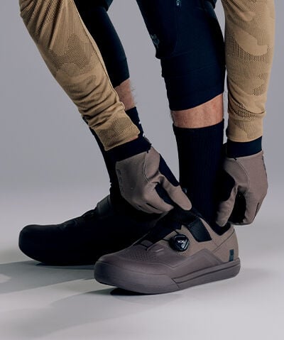 Model wearing Fox Union Shoes