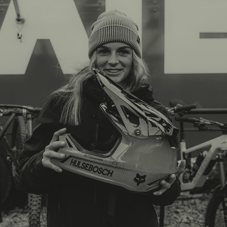 Black and white portrait of Eliana Hulsebosch