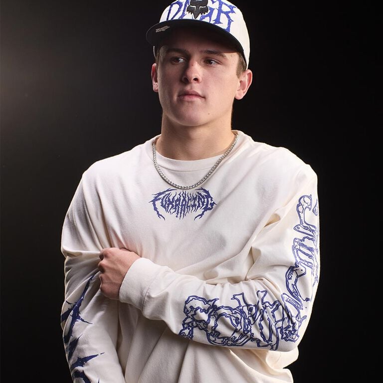 Haiden Deegan modeling new DNGR Collection
