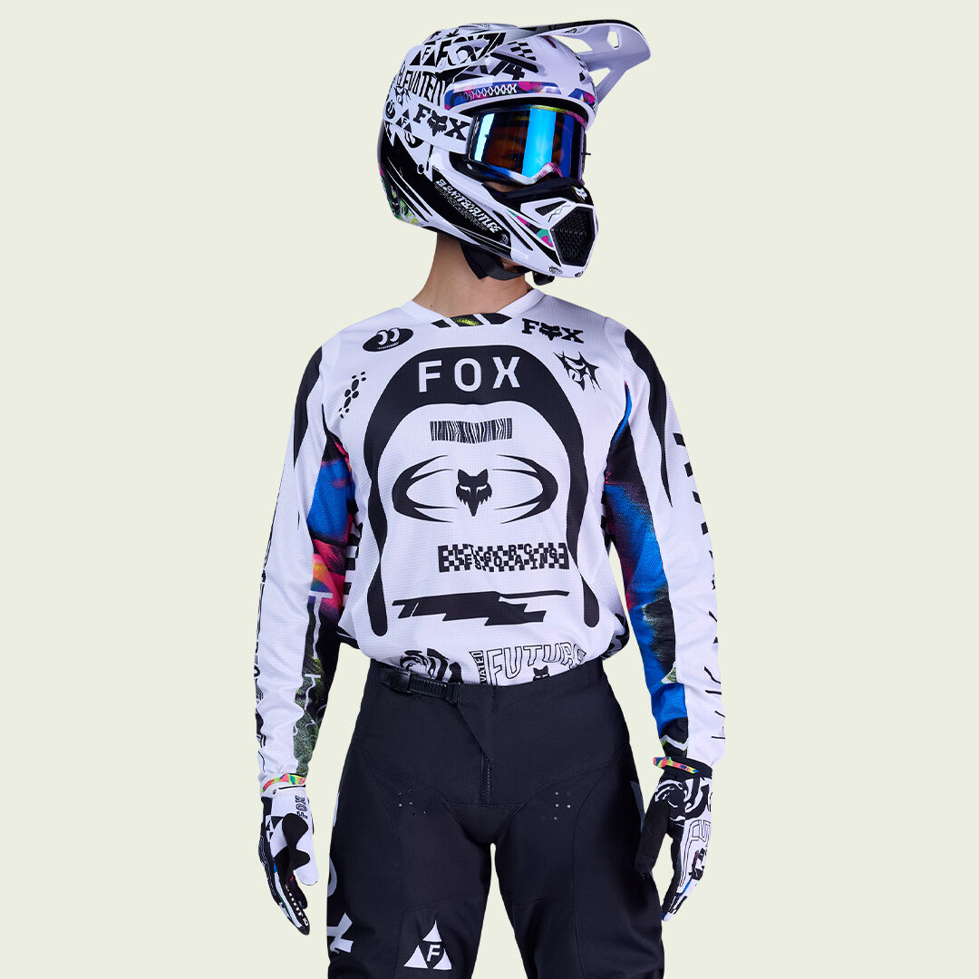 90.s FOX RACING メッシュジャージー　リバーシブル FOX RACING フレックスエアー ジャージ PCフォイル リミテッド